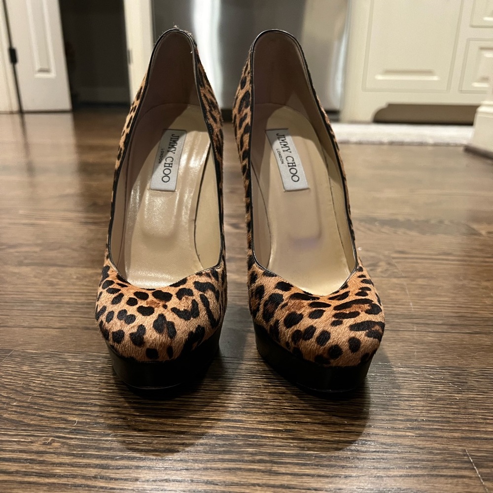 Jimmy Choo Leopard Pumps
